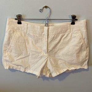 White J. Crew Shorts